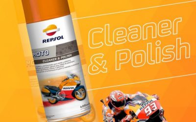 REPSOL – Moto Cleaner & Polish (400ml) – € 8,00